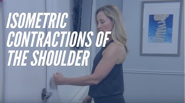 Isometric Contractions of the Shoulder - CORE Chiropractic