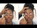 Soft Pink Glitter No Cut-Crease | Client Makeup Tutorial