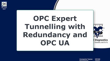 OPC Expert Tunneling Redundancy UA