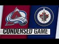 01/08/19 Condensed Game: Avalanche @ Jets