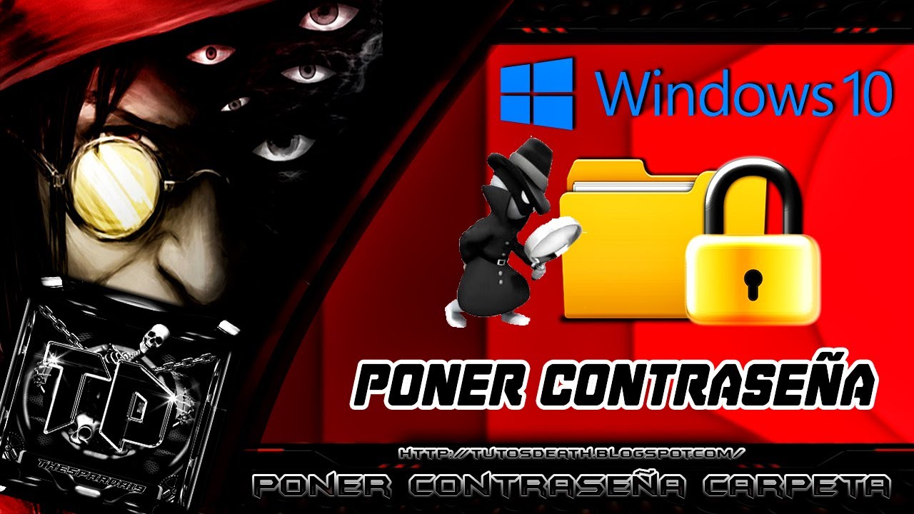 Como Poner Contraseña a tus Carpetas en Windows 10 - YouTube