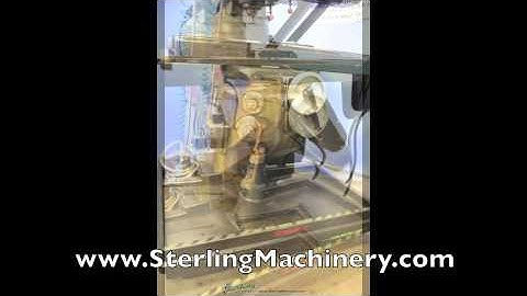 9" x 42" Used Bridgeport (Variable Speed) 3 Axis CNC Vertical Mill, Mdl. Series 1 , Chrome and ...