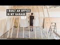 I Built An Office In My Garage (and still have room to park our van)!