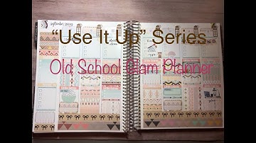 Old School Glam Planner PWM “Use It Up” Series