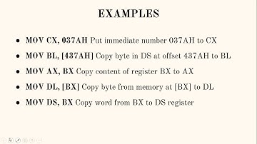 DATA TRANSFER INSTRUCTION