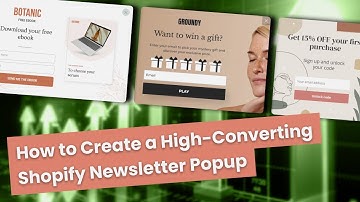 Create a Newsletter Popup for Shopify in 5 Easy Steps!