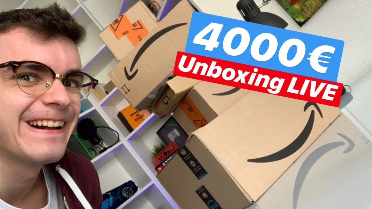 4 Pacchi UNBOXING 4000€ di PACCHI in DIRETTA 🎙 - YouTube