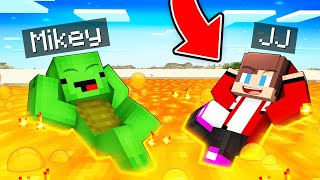 JJ And Mikey Found Lava Where YOU Can't DIE ?! JJ And Mikey Can NEVER DIE in Minecraft Maizen