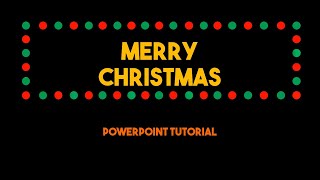 MERRY CHRISTMAS Intro Logo Animation Effect in PowerPoint 2019 by Best of Powerpoint 1,995 views 4 years ago 4 minutes