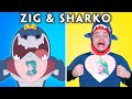 Zig & Sharko - Heart And Brain Fighting | ZIG AND SHARKO WITH ZERO BUDGET!