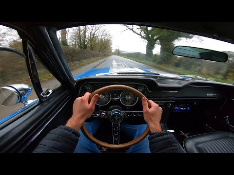 1968 Ford Mustang Fastback 289 V8 Auto – POV Test Drive & Walk-around | Pipecraft Dual Exhaust