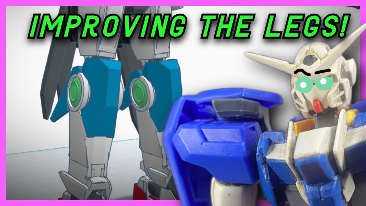 Improving a 3D PRINTED GUNDAM'S LEG ARTICULATION! | Re:Gen Wednesday