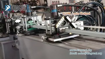 KINGREAL 120M/min Stud & Track Roll forming machine For 50-150mm width studs and tracks production