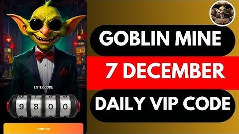 7 November Goblin Mine Game Code   Goblin Mine Game VIP Code   Goblin Mine Game Daily Code