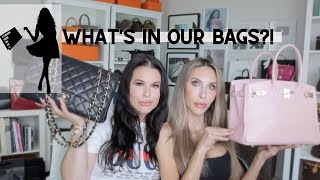 WHAT&#39;S IN OUR BAGS?! ft Chloe |Jerusha Couture