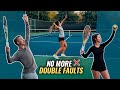 How to hit the perfect tennis serve  get rid of double faults with these tennis serve drills