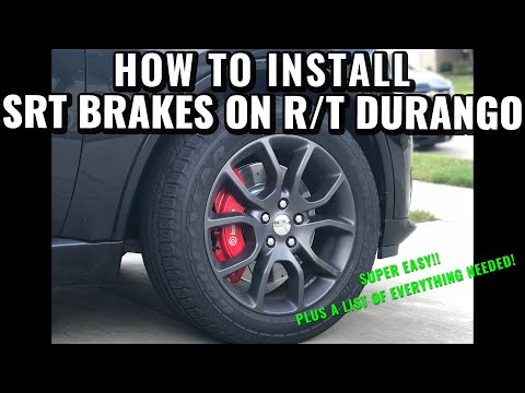 How to Install Front SRT Brembo Brakes on a Durango R/T