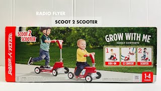 RADIO FLYER SCOOT 2 SCOOTER UNBOXING AND ASSEMBLE