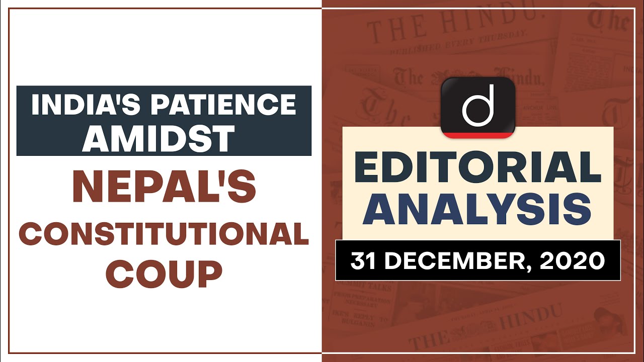 India's patience amidst Nepal's Constitutional Coup Editorial