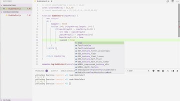 Bubble Sort Solution in JavaScript