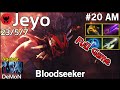 Jeyo plays Bloodseeker!!! Dota 2 Full Game 7.20