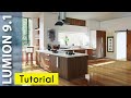 Lumion 9 Realistic Interior Tutorial #19 Kitchen
