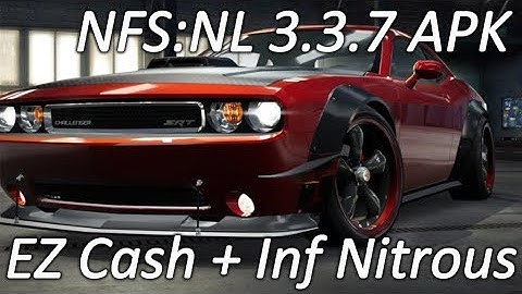 (Old)NFS No Limits 3.3.7 - EZ Cash - Infinite Nitrous - No Damage - APK Mod