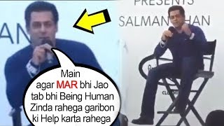 Salman Khan Breaks Down Discussing Why He Gives All His Money to Being Human Helping Poor People