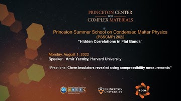 Amir Yacoby, "Fractional Chern insulators revealed using compressibility measurements"