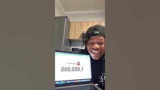 Ghost Hlubi AkA Khanya Hlubi Celebrating his One Million Subscribers