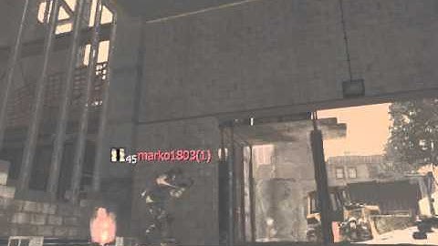 MW3 Cross The Map Throwing Knife (Terrible Editing)
