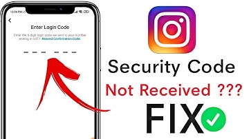 Fix Instagram Security Code Not Received | instagram security code problem