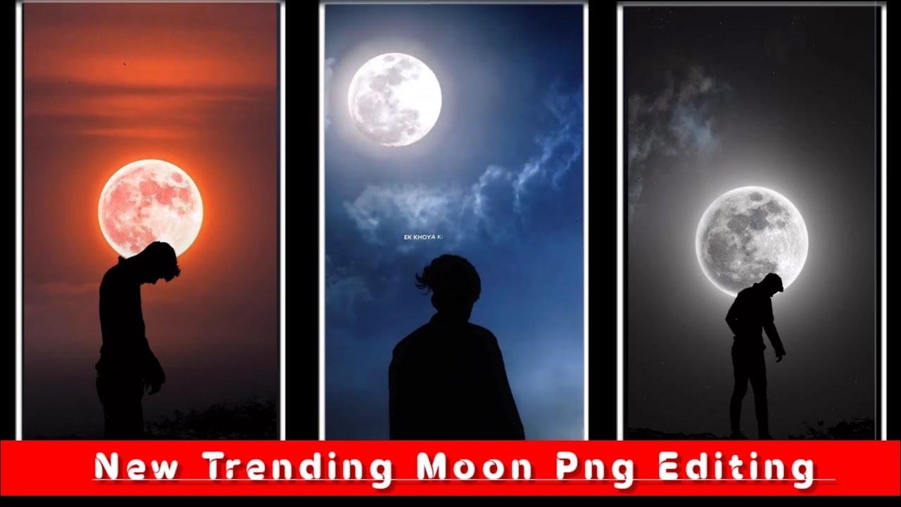 How To Make Moon Png Video Editing, Moon Png