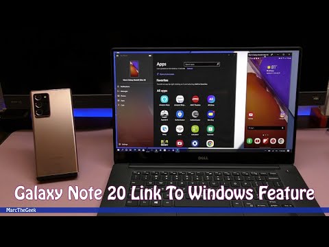 Galaxy Note 20 Link To Windows Feature
