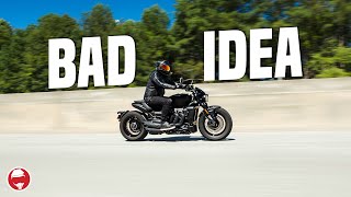 This CRUISER is NOT GOOD on the highway| Triumph Rocket 3R Black Edition Highway Test