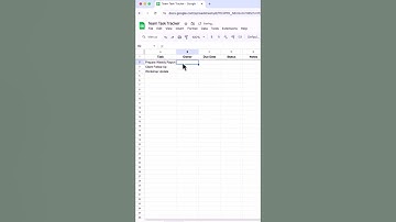 Master Smart Chips in Google Sheets in 60 Seconds! 💡 | Task Management Tips