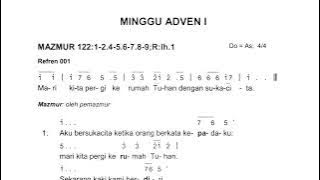 Minggu Adven I - Mari kita pergi ke rumah Tuhan dengan sukacita