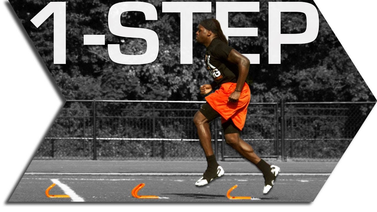 1 STEP - MINI HURDLES SPEED TRAINING - YouTube