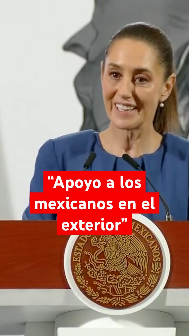 Sheinbaum nombrará espacios en embajadas de Centroamérica para apoyar a migrantes mexicanos #shorts