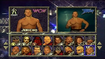 WCW/NWO Thunder - Intro & Wrestler "Pick me" Rants (PS1)