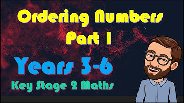 Ordering Numbers   Part 1 KS2 maths