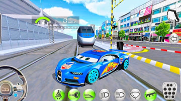 New Lightning McQueen Vs Bullet Train 3d Driving Class android game play video #gameplay #cargame