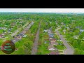 Flying over train tracks cloudy 4k autel evo 2 pro drone footage 3  lunar lightshow productions