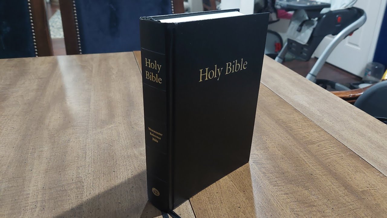 Review Kjv Westminster Reference Bible Hardback Edition Youtube