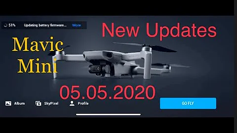 DJI Mavic Mini New FlySafe and Battery Firmware update 05 05 2020