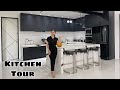Kitchen tour  black and white modern minimalist kitchen