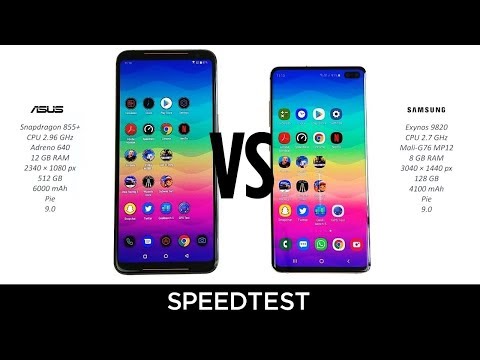 ASUS ROG Phone 2 vs Samsung Galaxy S10 Plus - Real Life Speed Test   Big Difference  