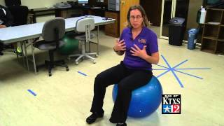 Stablity balls instead of chairs in Clyde classrooms: experiment tests kids' ability to focus