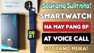Colmi P71 Smartwatch Review | Blood Pressure Voice Call | Sobrang mura nito