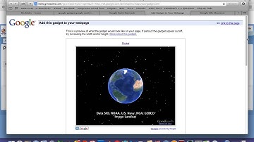 Embed Google Earth Tour to Blog